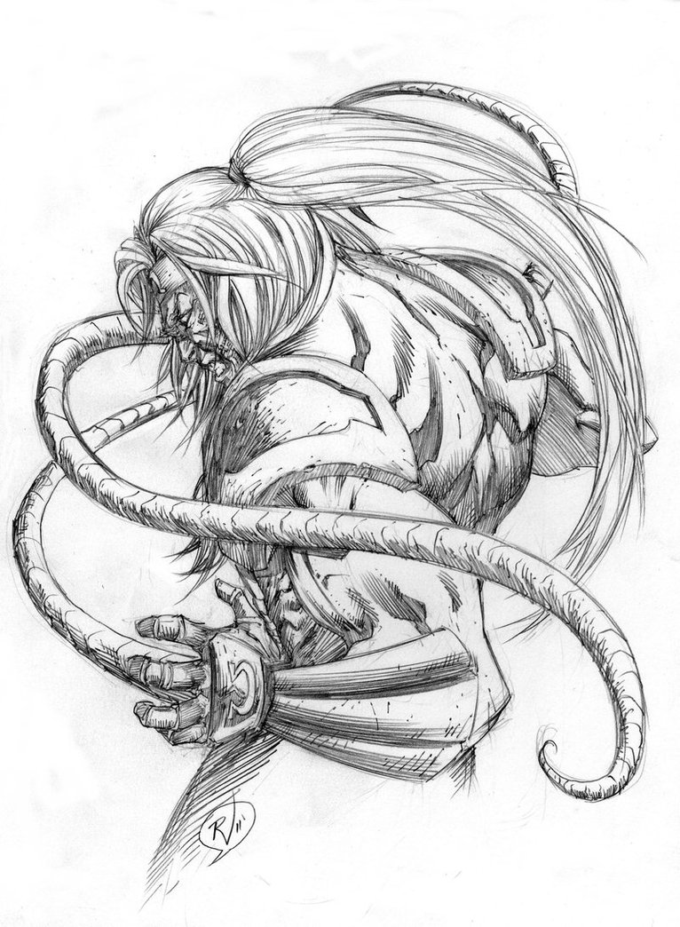 766x1044 Omega Red Sketch By Rudyvasquez