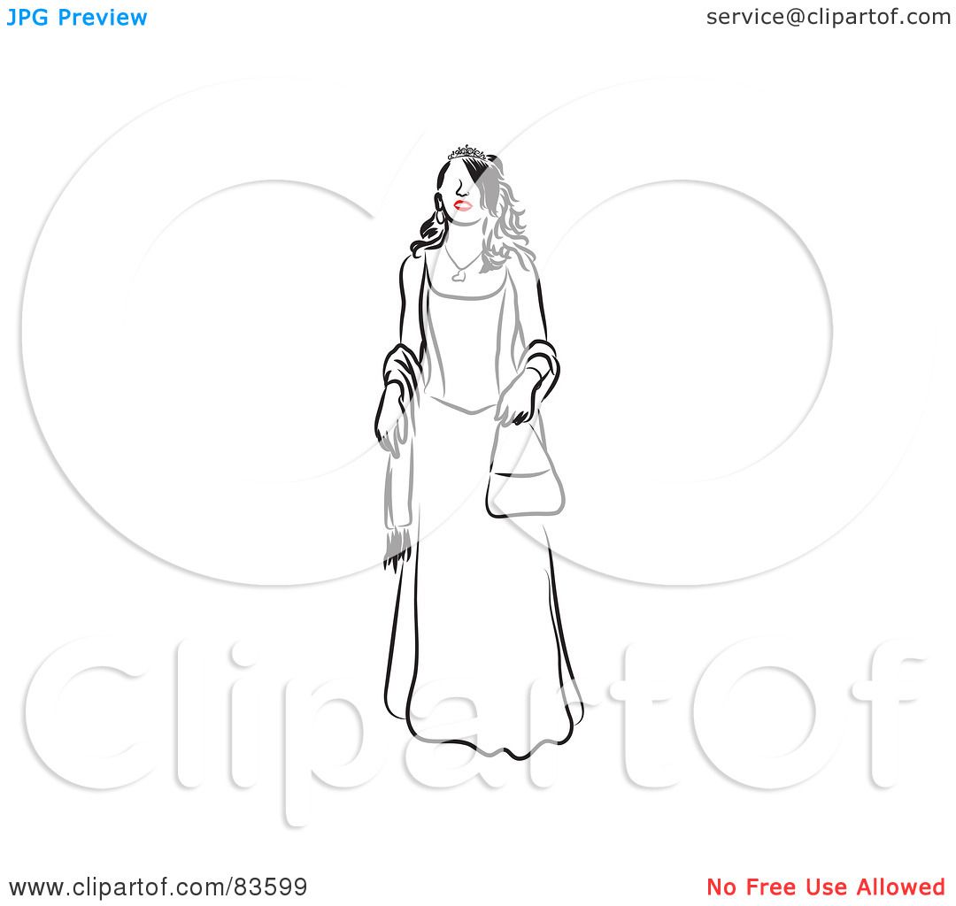 1080x1024 Royalty Free (Rf) Clipart Illustration Of A Line Drawing Of A Red