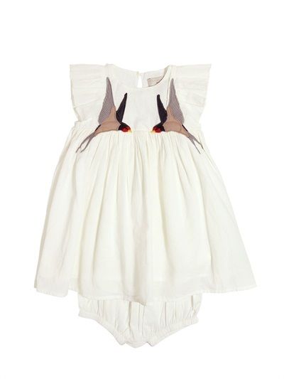 400x533 Sparrow Organic Cotton Muslin Dress Set Baby Clothes