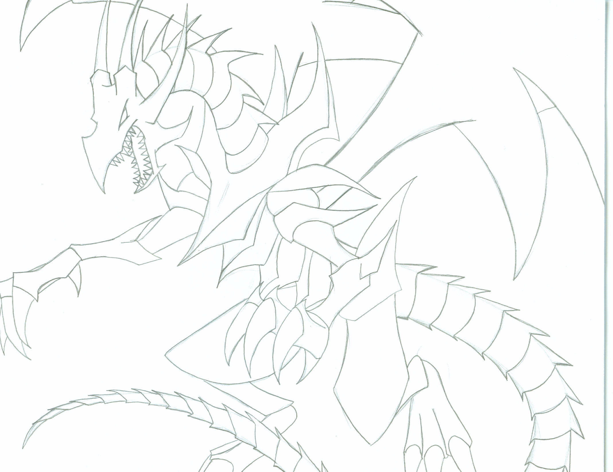 2135x1647 Red Eyes Black Dragon By Kinashak