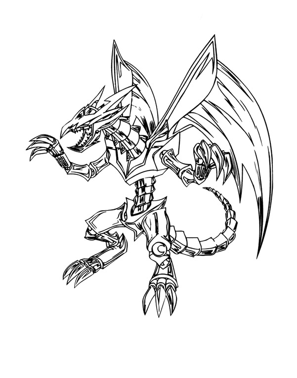 601x765 Red Eyes Black Metal Dragon Coloring Pages Dragon Scroll