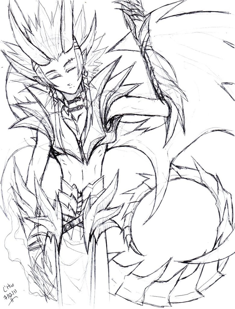 780x1024 Red Eyes Gijinka Sketch Bw By Akarui