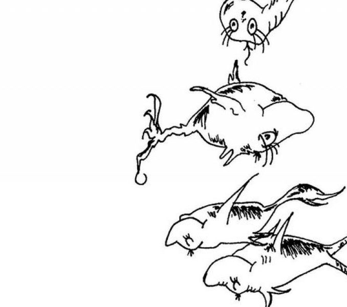 678x600 Red Fish Blue Fish