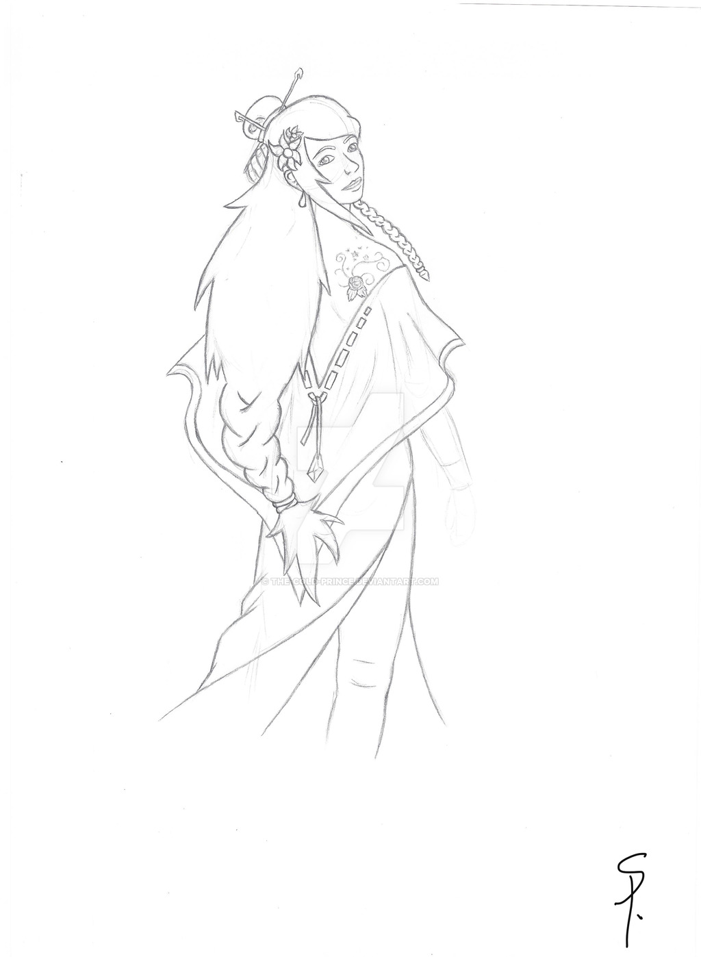 1024x1398 The Lady With The Red Hair