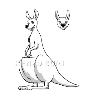 282x320 Sushi Con Caipirinha Kangaroo Mascot