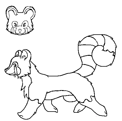 426x423 Red Panda Base By Musing Gecko