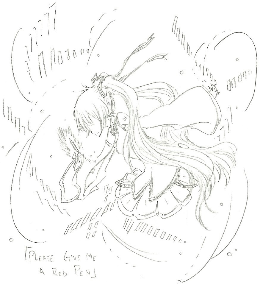 874x954 Mikuhatsune Red Pen Please By Fermonsnosyeux