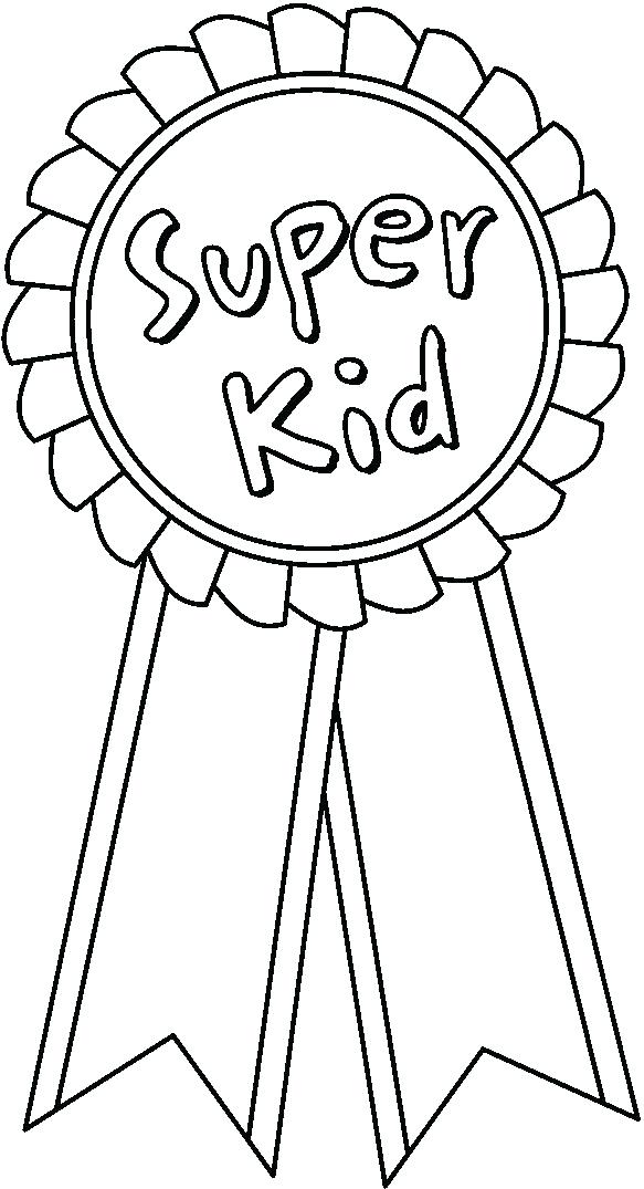 583x1075 Ribbon Coloring Page Plus Red Ribbon Week Coloring Sheets Award