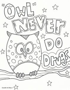 236x304 Drug Free Coloring Sheets Red Ribbon Week Door Ideas