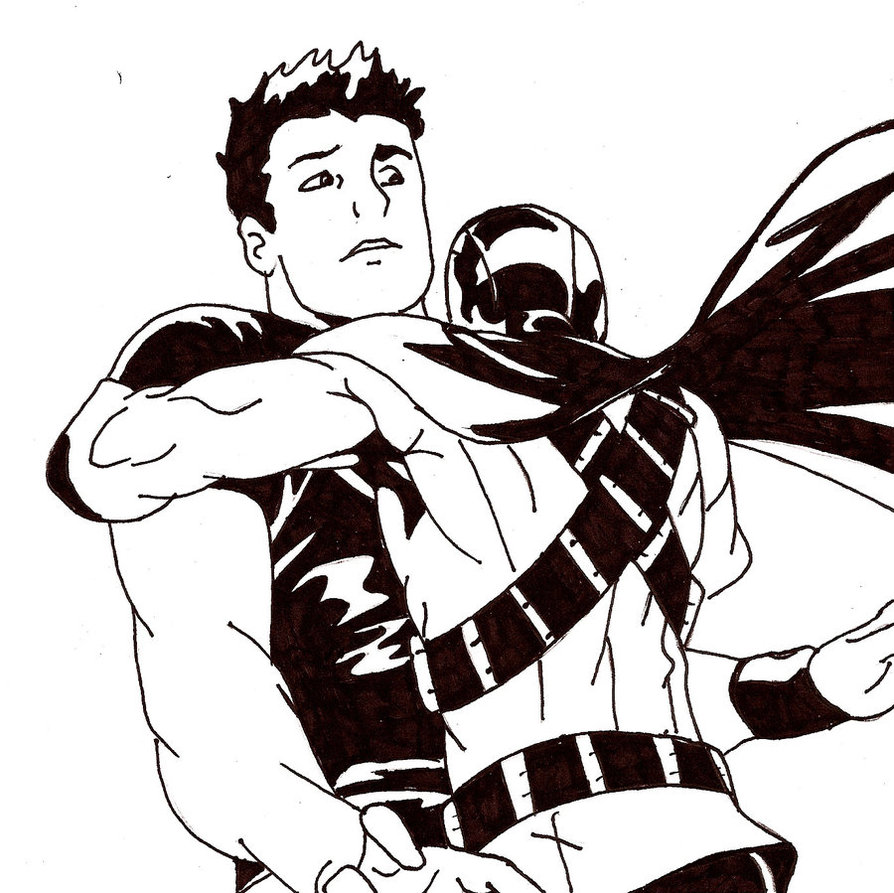 894x893 Red Robin X Superboy Inked By Tozumi T Grayson