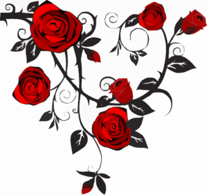 299x282 Rose Clip Art