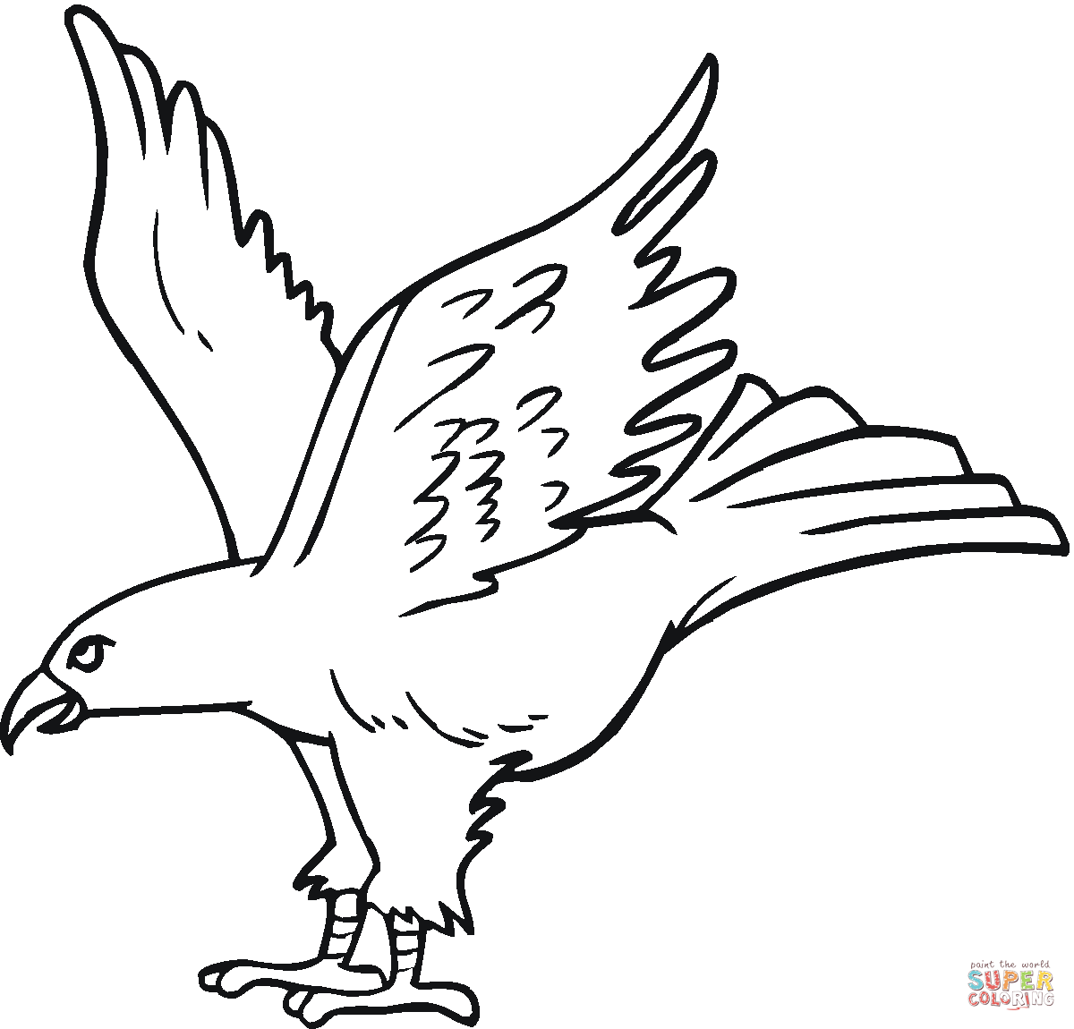 1200x1150 Hawk 15 Coloring Page Free Printable Coloring Pages