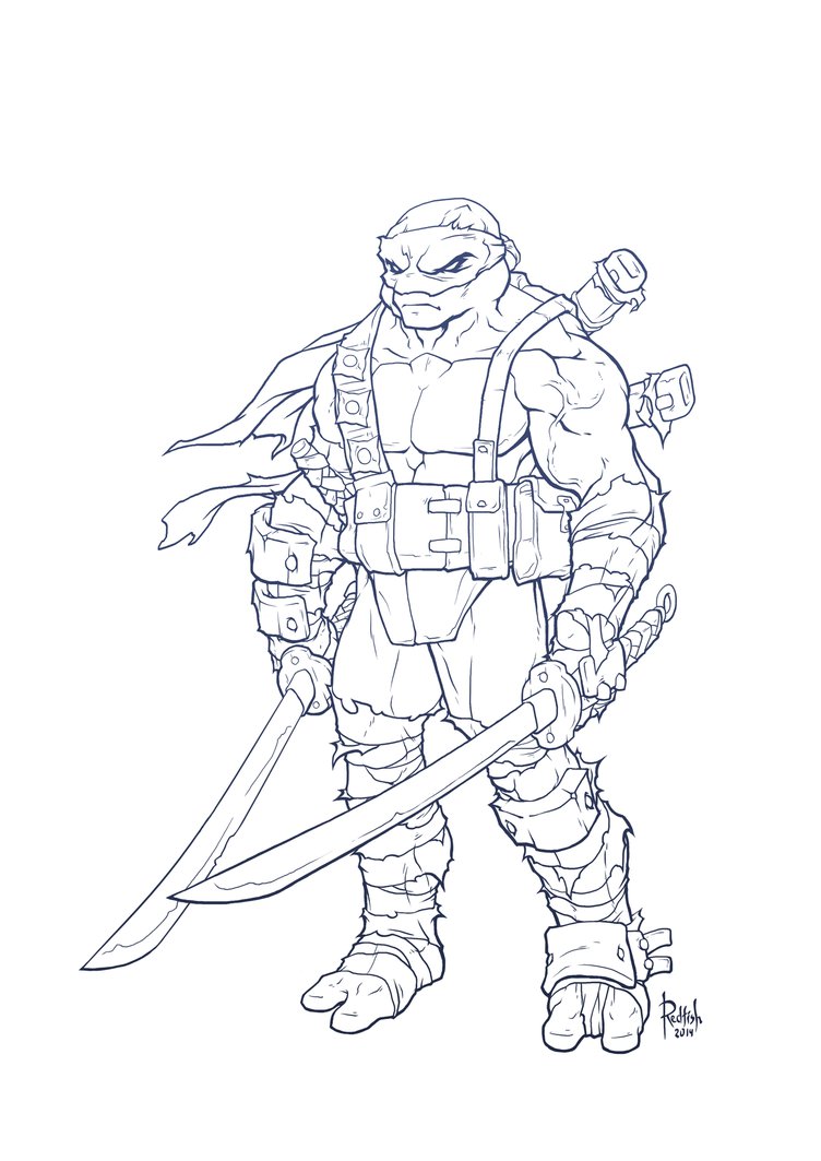 752x1063 Leonardo Lineart By Alexredfish