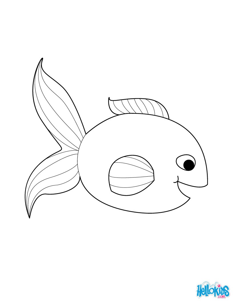 820x1060 Red Fish Coloring Book