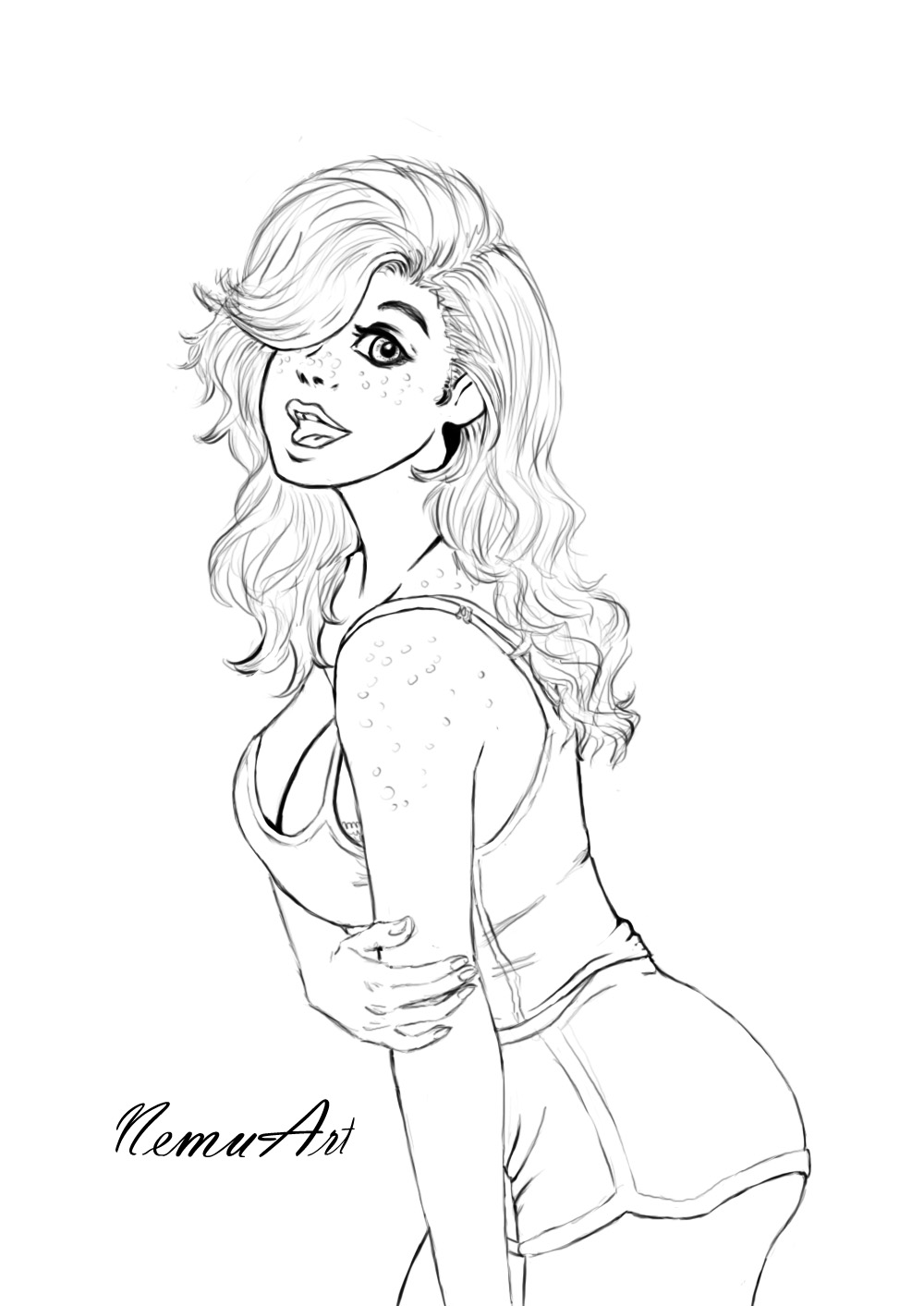 1000x1413 Redhead By Nemuart