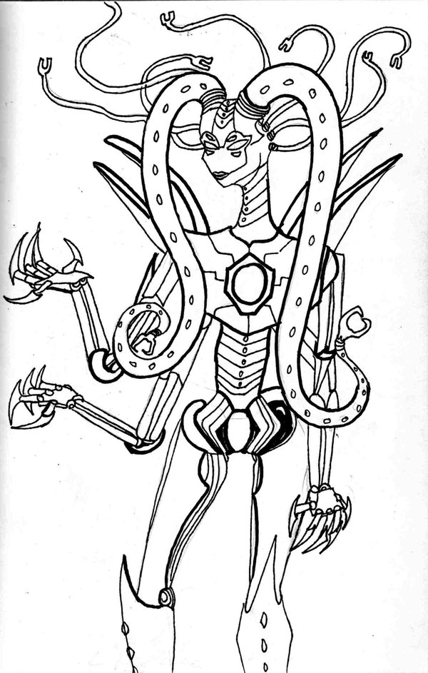 600x943 Succubot Sketch By Fire Redhead