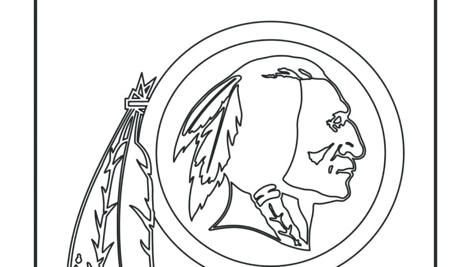 960x544 Nfl Coloring Page Redskins Logo Coloring Page Free Adult Printable
