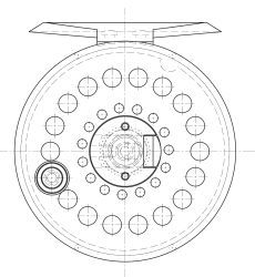 230x250 Av Young Split Bamboo Flyrods Reel