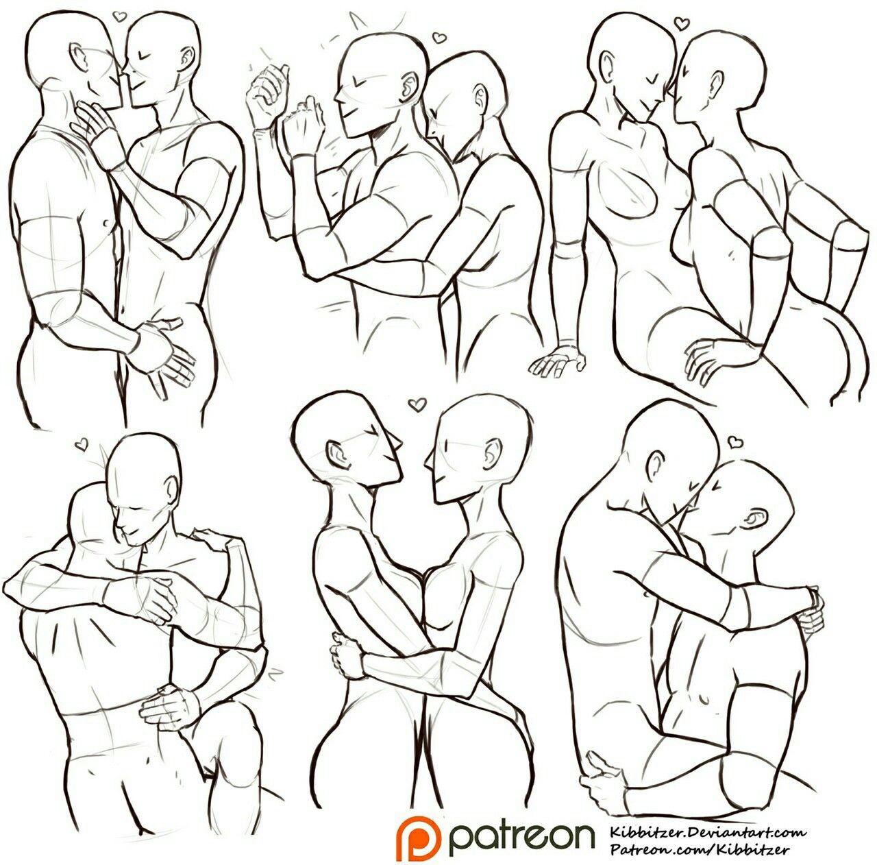 1280x1262 Pair Photo Poses Drawing Tips