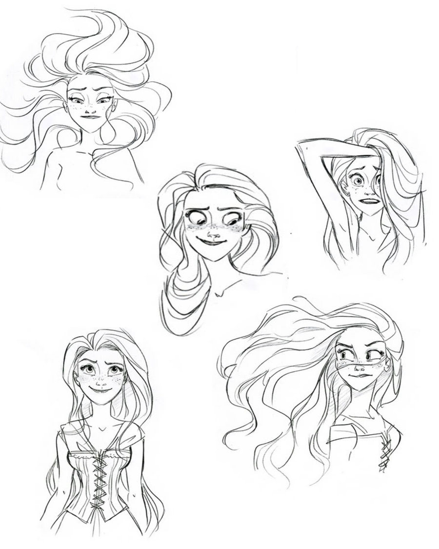 900x1125 Rapunzel Reference By Crazzycody