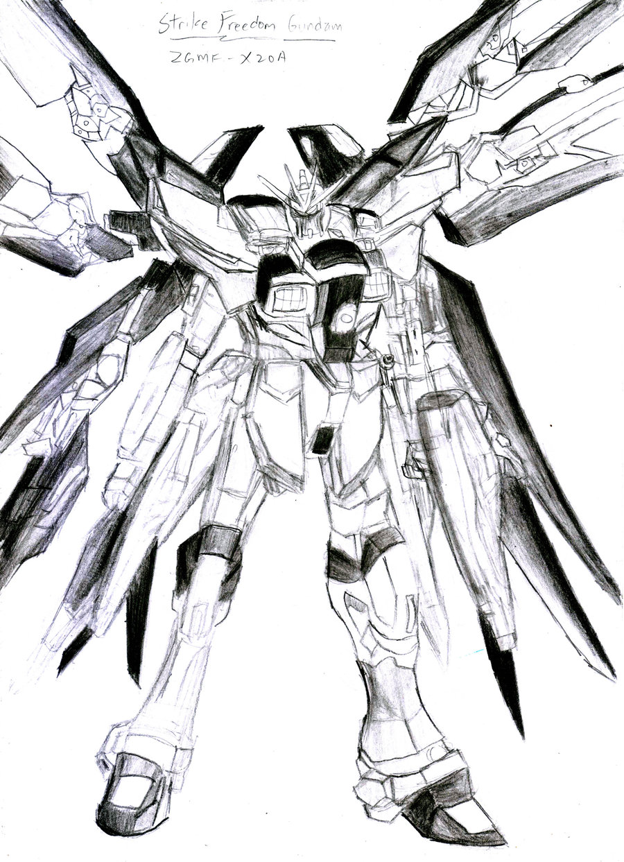 900x1243 Strike Freedom Reference Drawing By Thunderxblitz