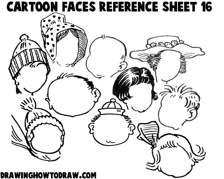720x576 Cartoon Faces Reference Sheets And Heads Examples For Drawing