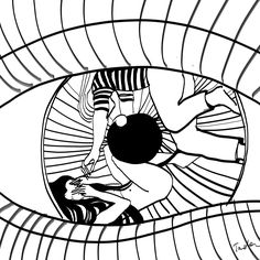 236x236 Couple, Sketch, Reflection, Eye, Drawing Art, Graphic