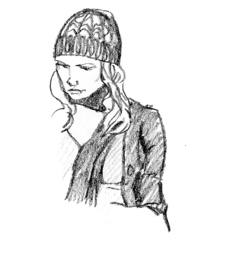 773x900 Drawings Daily Winter Reflection