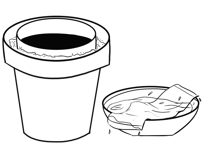 690x501 Making A Pot In A Pot Refrigerator