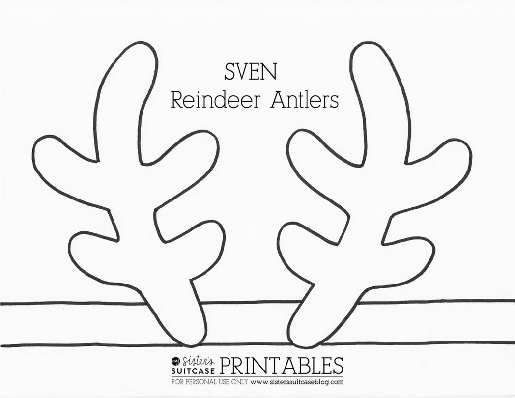 Reindeer Antlers Drawing at GetDrawings | Free download