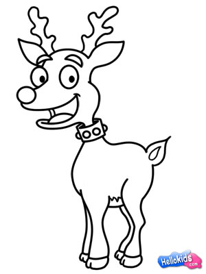 300x400 Comment Dessiner How To Draw A Reindeer