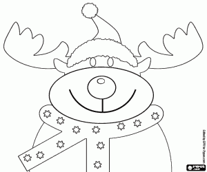 300x250 Santa Claus's Reindeers Coloring Pages Printable Games