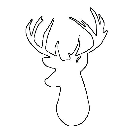 552x552 Deer Head Coloring Pages New Deer Head Coloring Pages
