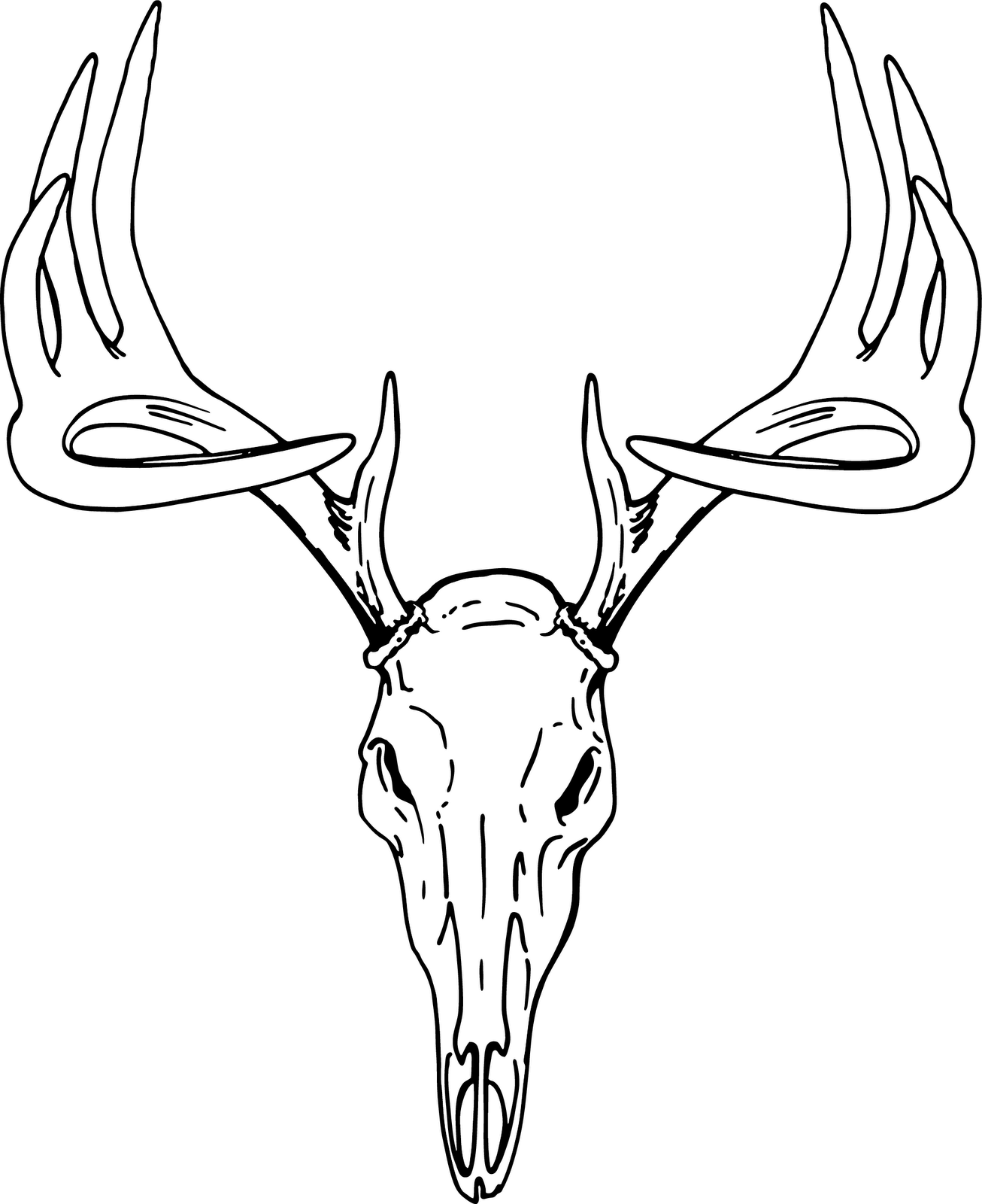 1306x1600 Deer Head Clip Art Free Vector In Open Office Drawing Svg Svg