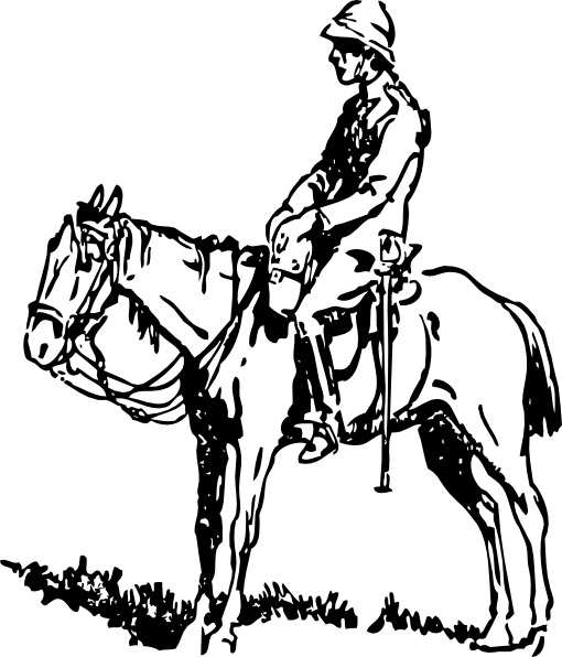 510x596 Jockey On Horse Clip Art Free Vector In Open Office Drawing Svg