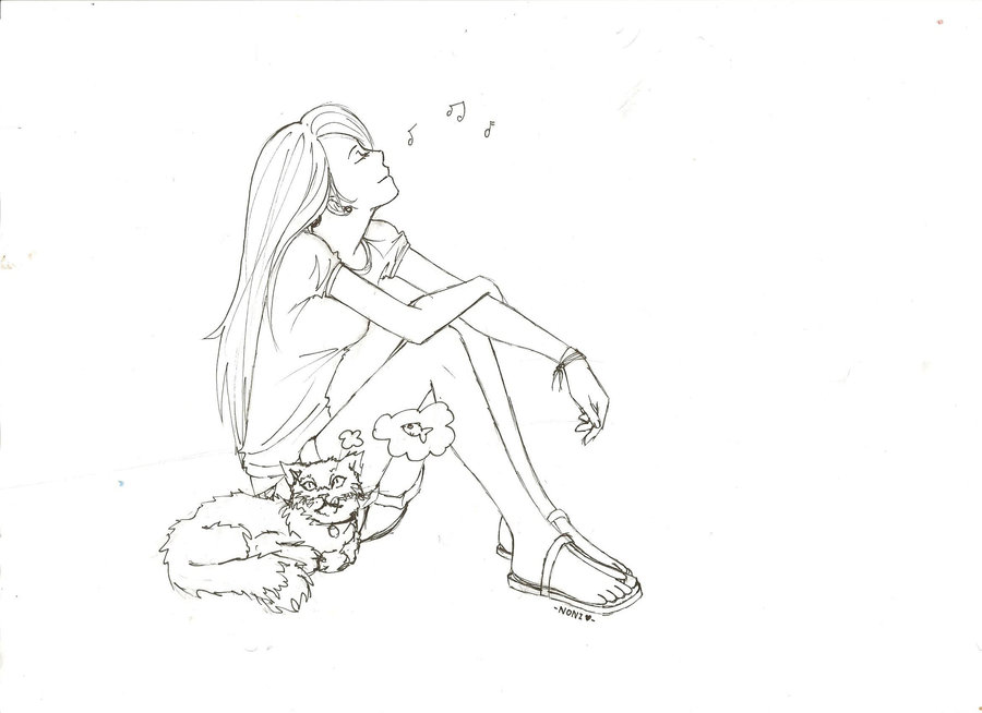 900x654 Girl Relaxing By Non Cheeks