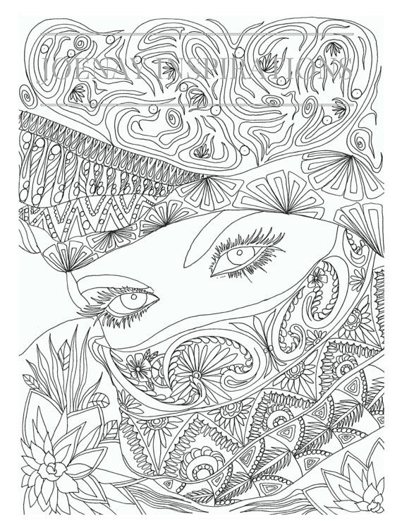 570x738 Stress Relief Coloring Pages Printable