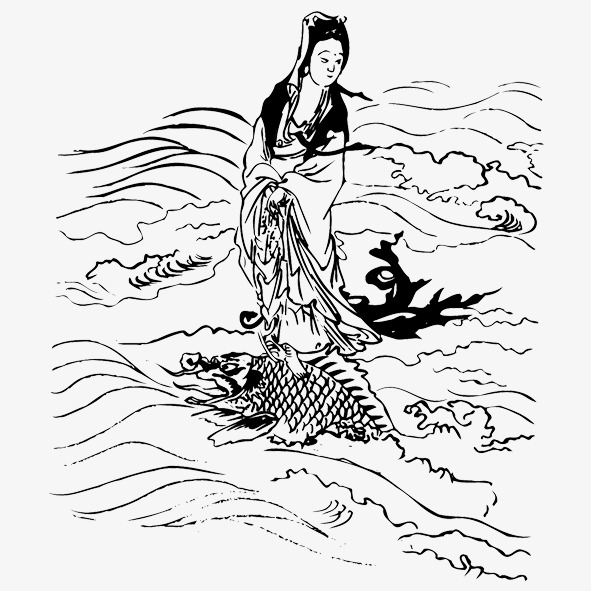 591x591 Religious Elements, Buddhism Line Drawing Patterns, Line Drawing