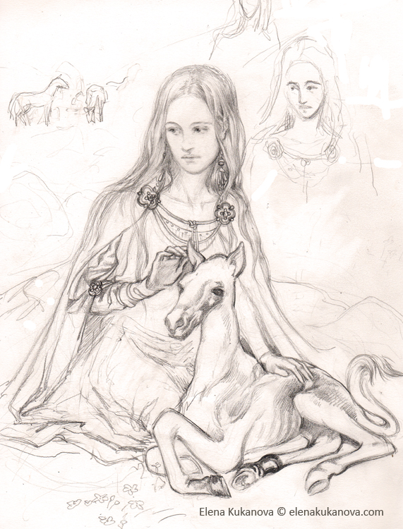 571x750 Young Eowyn By Ekukanova