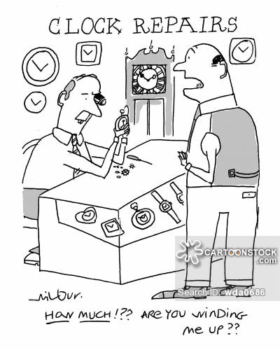 400x500 Clock Repair Cartoons And Comics