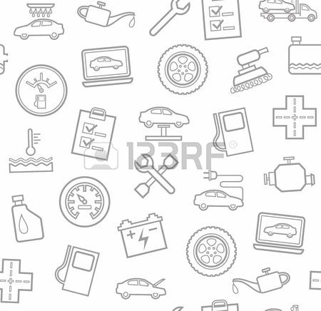 450x436 Repair And Maintenance Of Vehicles, Seamless Gray Blue Background