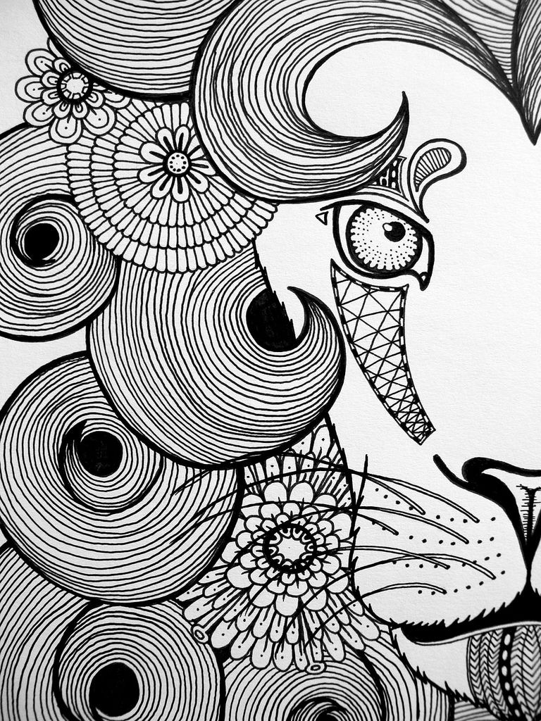 768x1024 Drawing Zentangles, Doodles And Illustrations