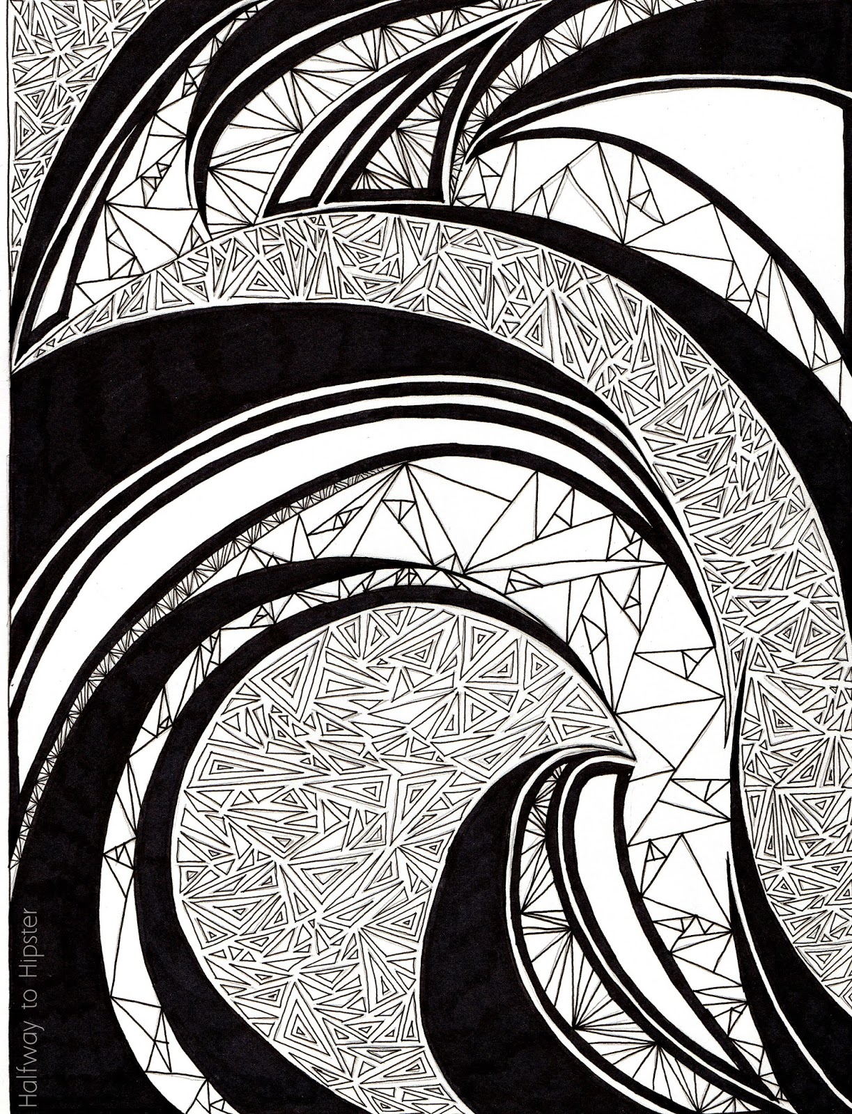1223x1600 Halfway To Hipster Zentangles Vol. 1