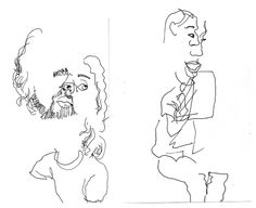 236x192 Blind Contour Drawings Tableau Drawings, Contour