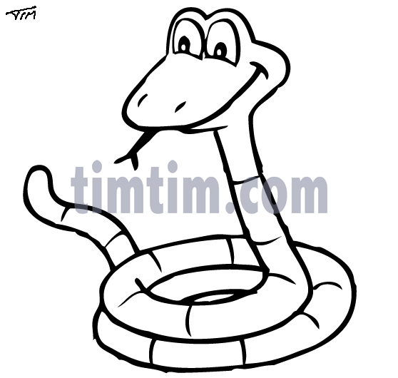 558x530 Free Drawing Of Snake Bw From The Category Reptiles Dinosaurs