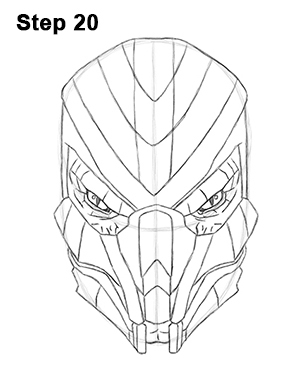 300x388 How To Draw Reptile (Mortal Kombat)