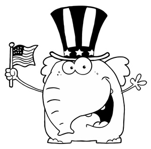 300x296 Free Republican Clipart Image 0521 1004 3014 2921 Computer Clipart
