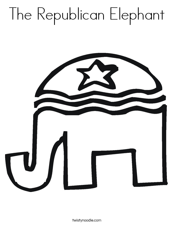 685x886 Republican Elephant Coloring Page Worksheets