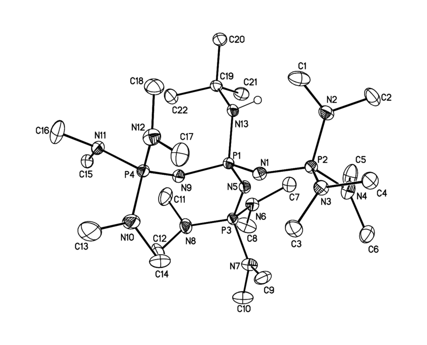 850x687 Figure Sx 2. A Molecular Drawing Of The First Cation Of 2 P4h. All