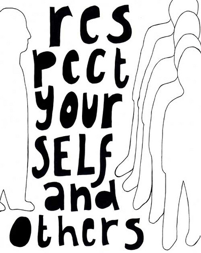 397x500 Respect Yourself And Others 8 X 10 Inches, Pen And Ink
